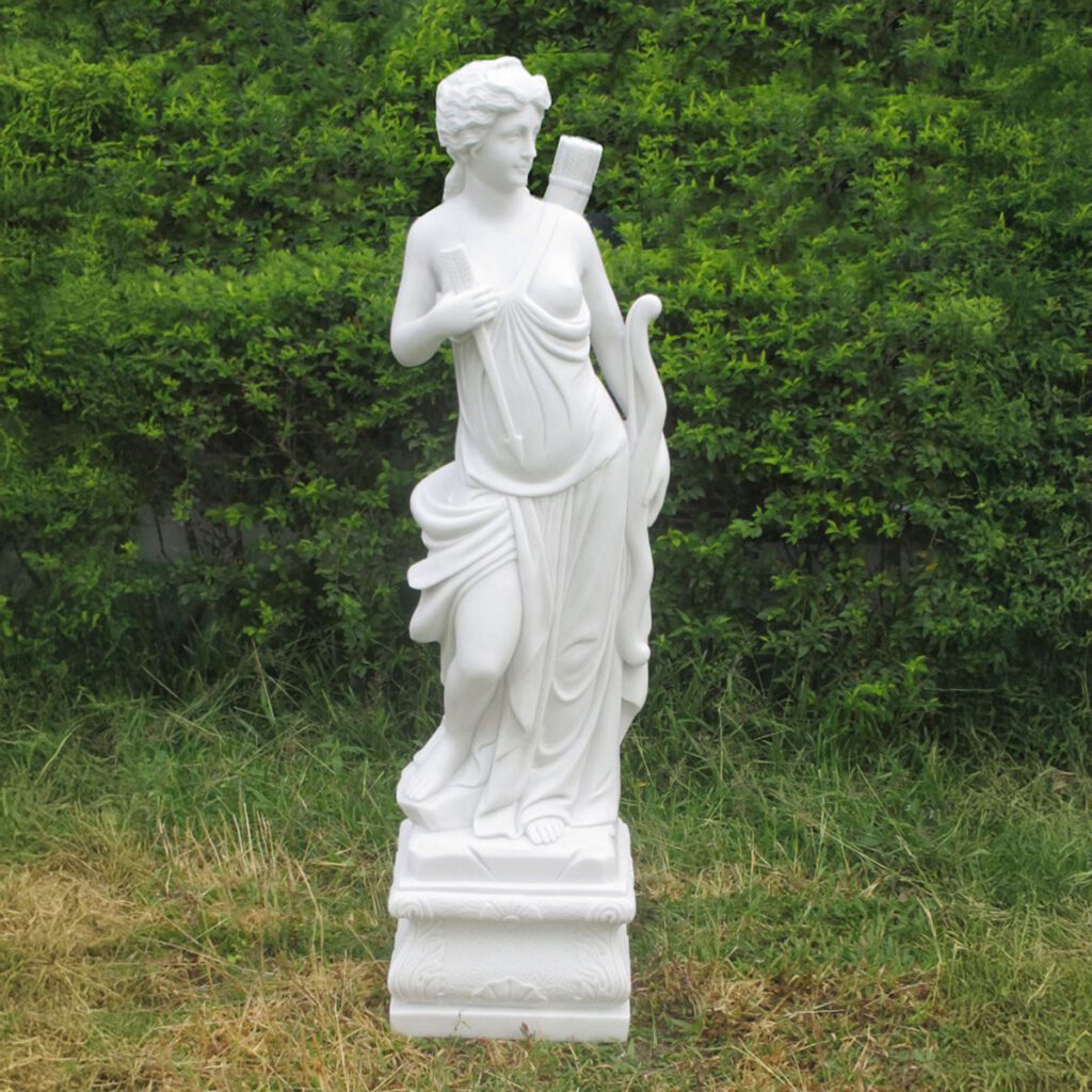 Enigma Marble Effect Diana Huntress Garden Statue 2100004690806 2